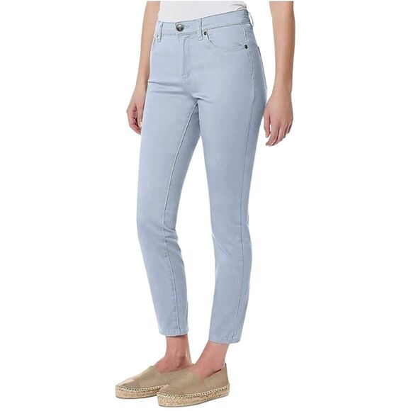 Buffalo David Bitton Women's Light Gray Cotton/Spandex Daily Mid-Rise Stretch Sk - Picture 2 of 12